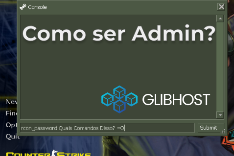 Como ser Admin cs 1.6 server?